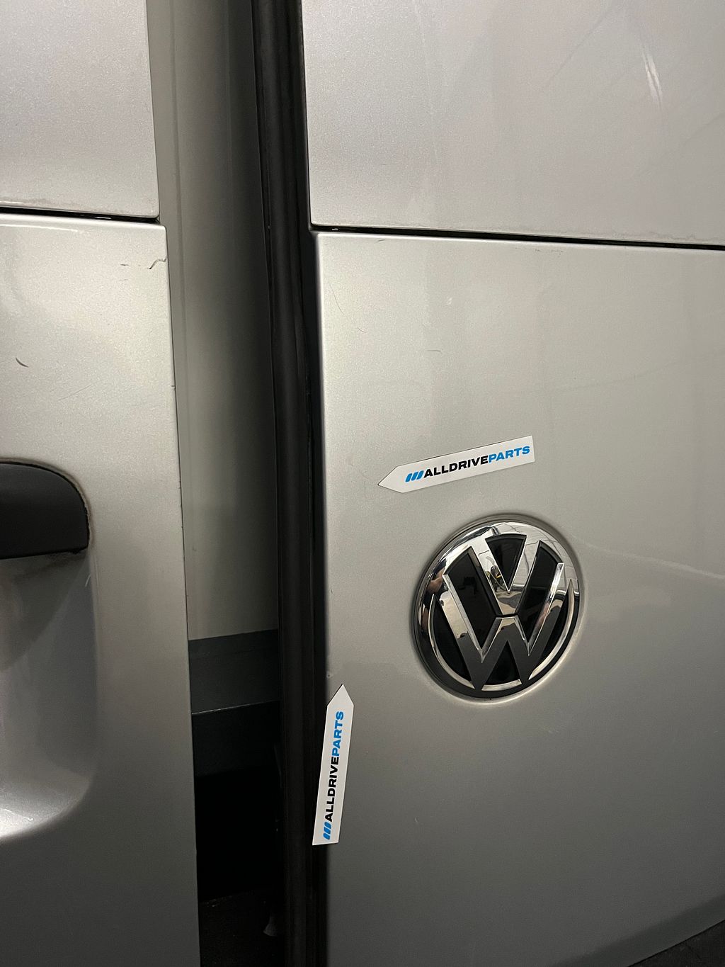 VW Caddy IV set achterdeuren links en rechts LA7W grijs