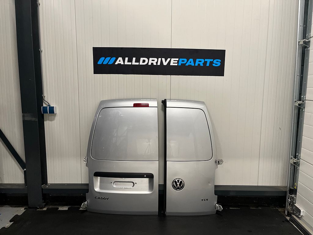 VW Caddy IV set achterdeuren links en rechts LA7W grijs