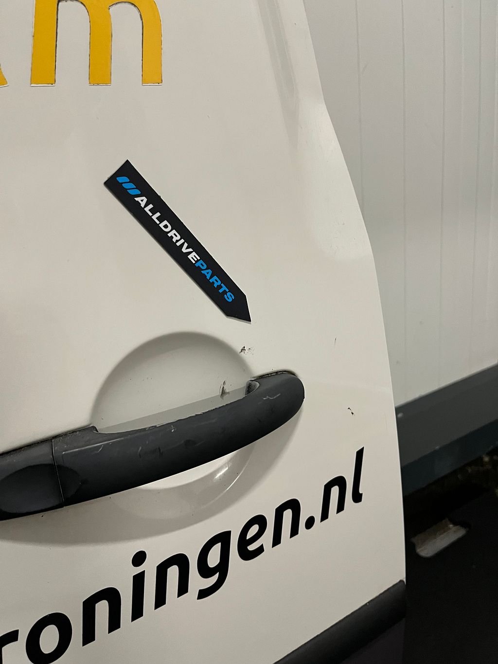 VW Volkswagen Caddy Schuifdeur rechts R902 wit 2K5843108B