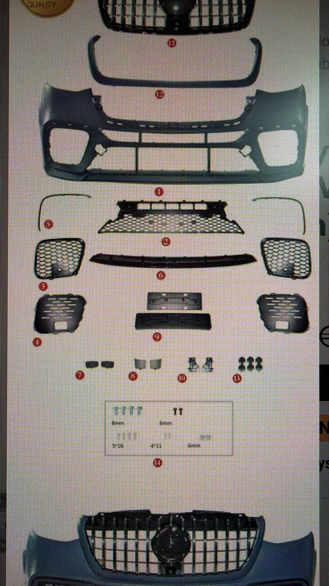 Mercedes Sprinter W907 Sport look voorbumper