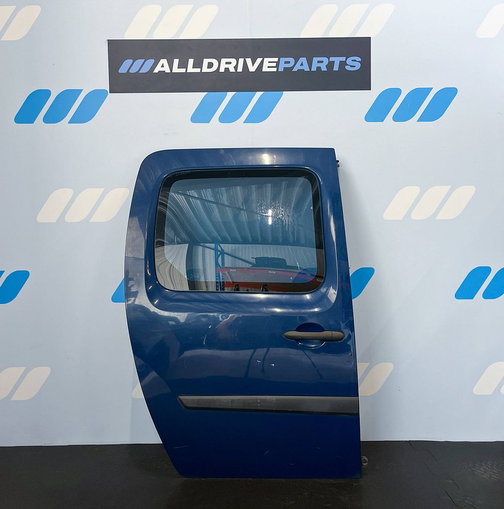 Schuifdeur rechts Renault Kangoo blauw met ruit 821003122R