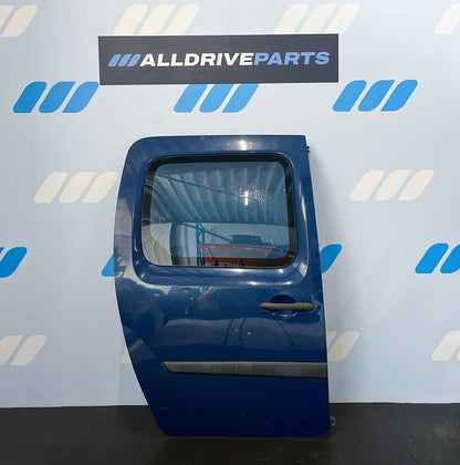 Schuifdeur rechts Renault Kangoo blauw met ruit 821003122R