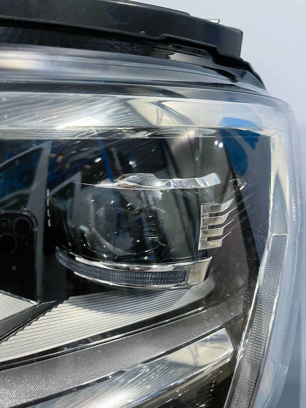 Complete voorkop VW Volkswagen Transporter T6 wit led en ACC