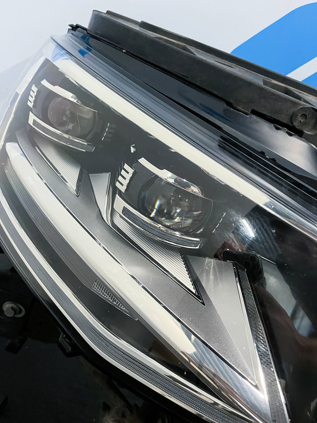 Complete voorkop VW Volkswagen Transporter T6 wit led en ACC