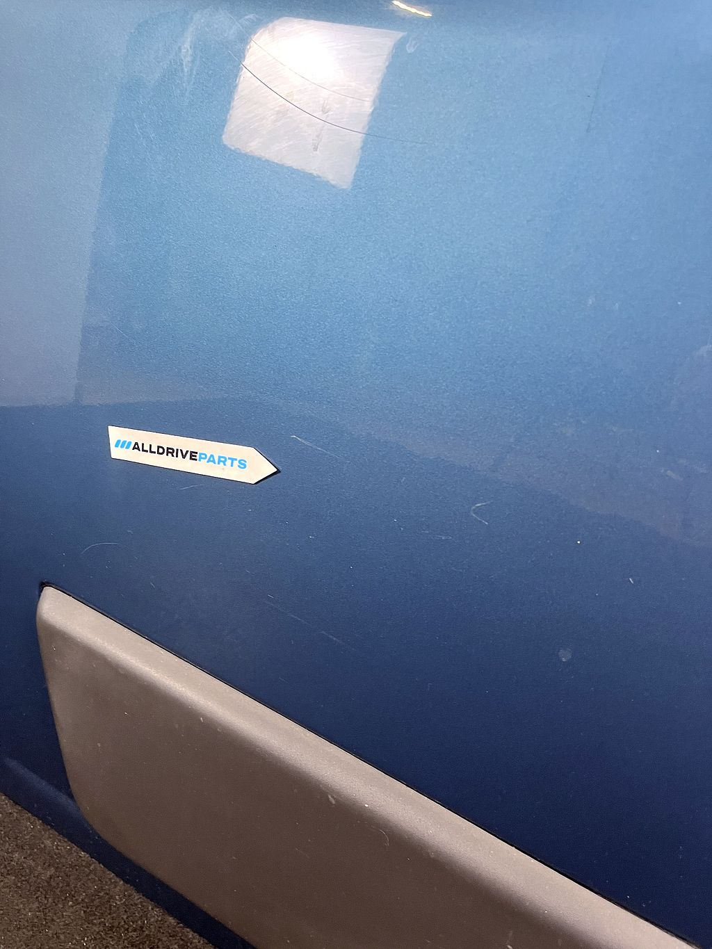 Voorportier links Peugeot Boxer blauw KNF 9002EJ