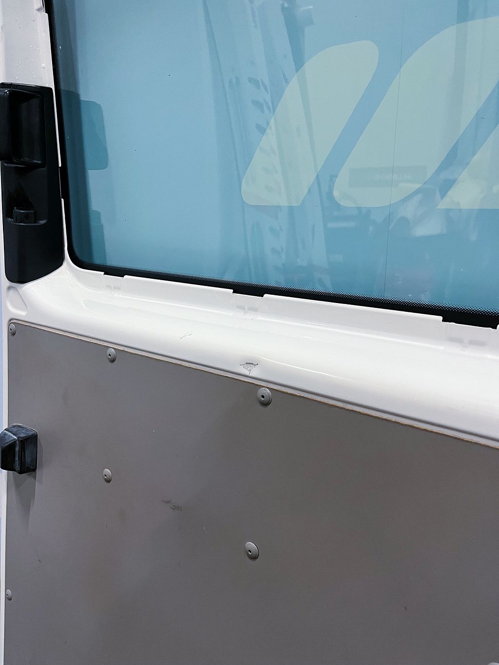 VW Transporter T6 Schuifdeur rechts LB9A Wit 7E0843108BF